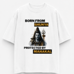 born from shunya protected by mahakal | unisex oversized standard t shirt |