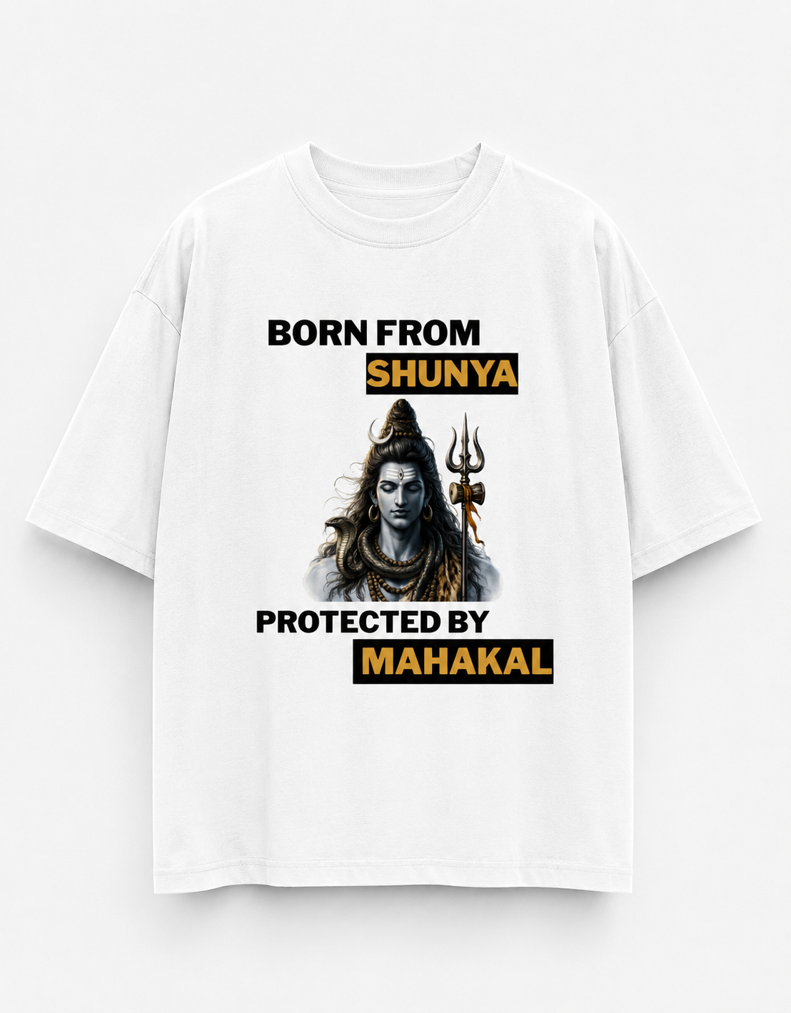 born from shunya protected by mahakal | unisex oversized standard t shirt | born from shunya protected by mahakal | unisex oversized standard t shirt |