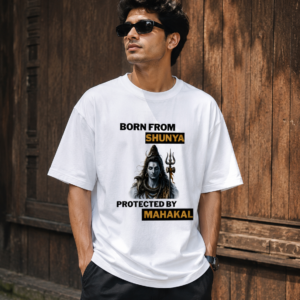 born from shunya protected by mahakal | unisex oversized standard t shirt |