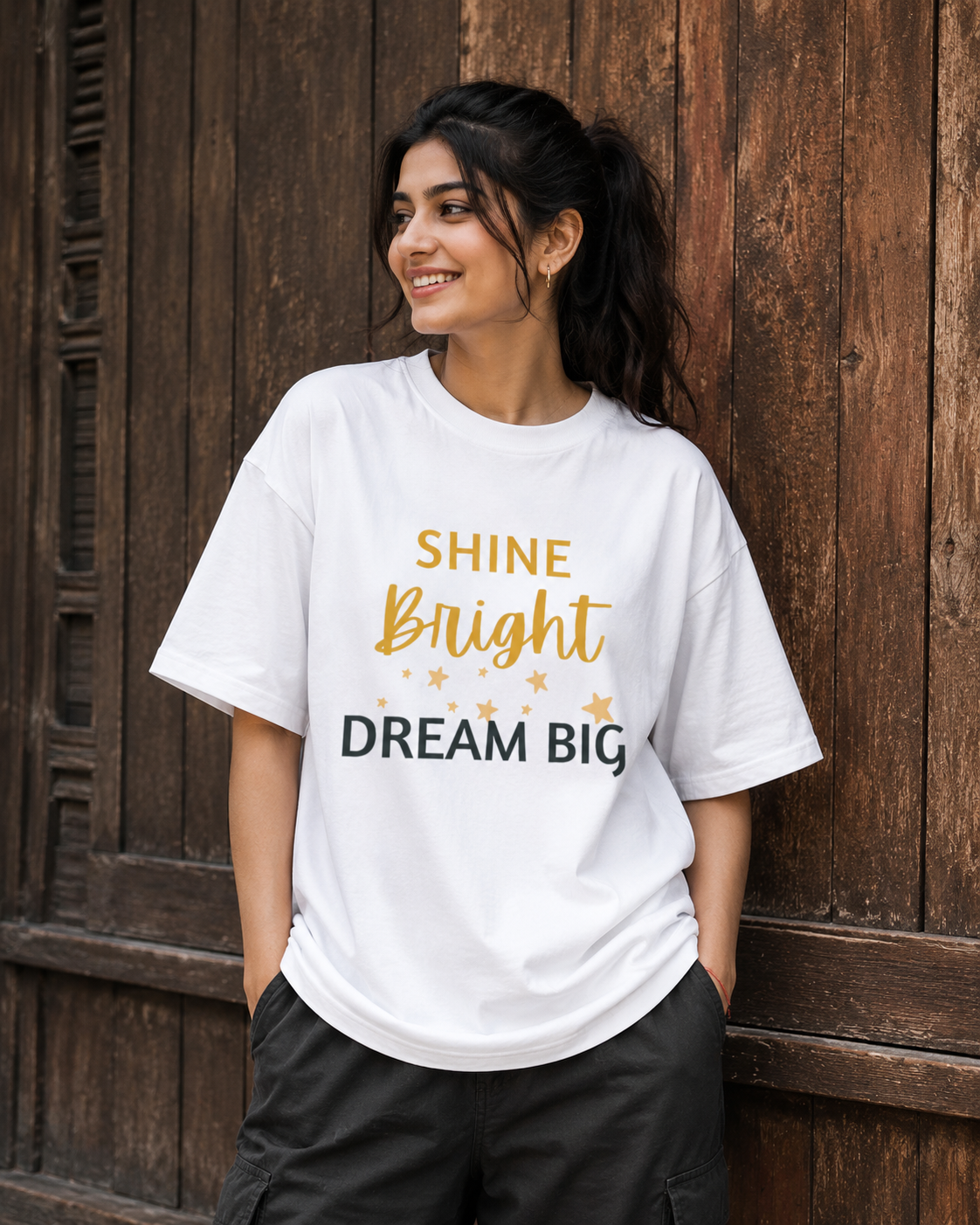 shine bright dream big | unisex oversized standard t shirt shine bright dream big | unisex oversized standard t shirt