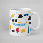 MY SUPER HERO FATHER'S DAY SPECIAL |White Coffee Mug my super hero father’s day special |white coffee mug