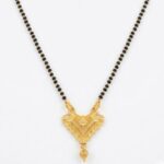 women’s designer gold tone mangalsutra necklace