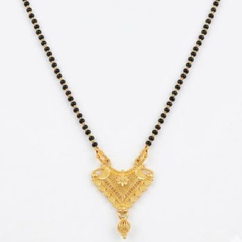 Vedisha Homepage women's designer gold tone mangalsutra necklace