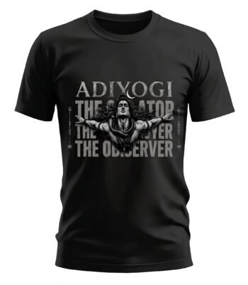 adiyogi | the creator, the destroyer, the observer | unisex standard crew t shirt