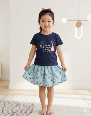sweet little princess | girl's crew neck kid t shirt