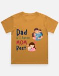 dad and i agree mom is best | kids’s crew neck t shirt