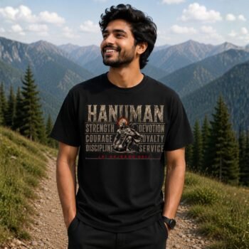 Vedisha Homepage hanuman | strength, devotion, courage, loyalty, discipline, service | unisex standard crew t shirt
