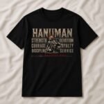 hanuman | strength, devotion, courage, loyalty, discipline, service | unisex standard crew t shirt