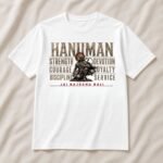 hanuman | strength, devotion, courage, loyalty, discipline, service | unisex standard crew t shirt