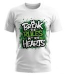 we break the rules but not the hearts |unisex standard crew t shirt